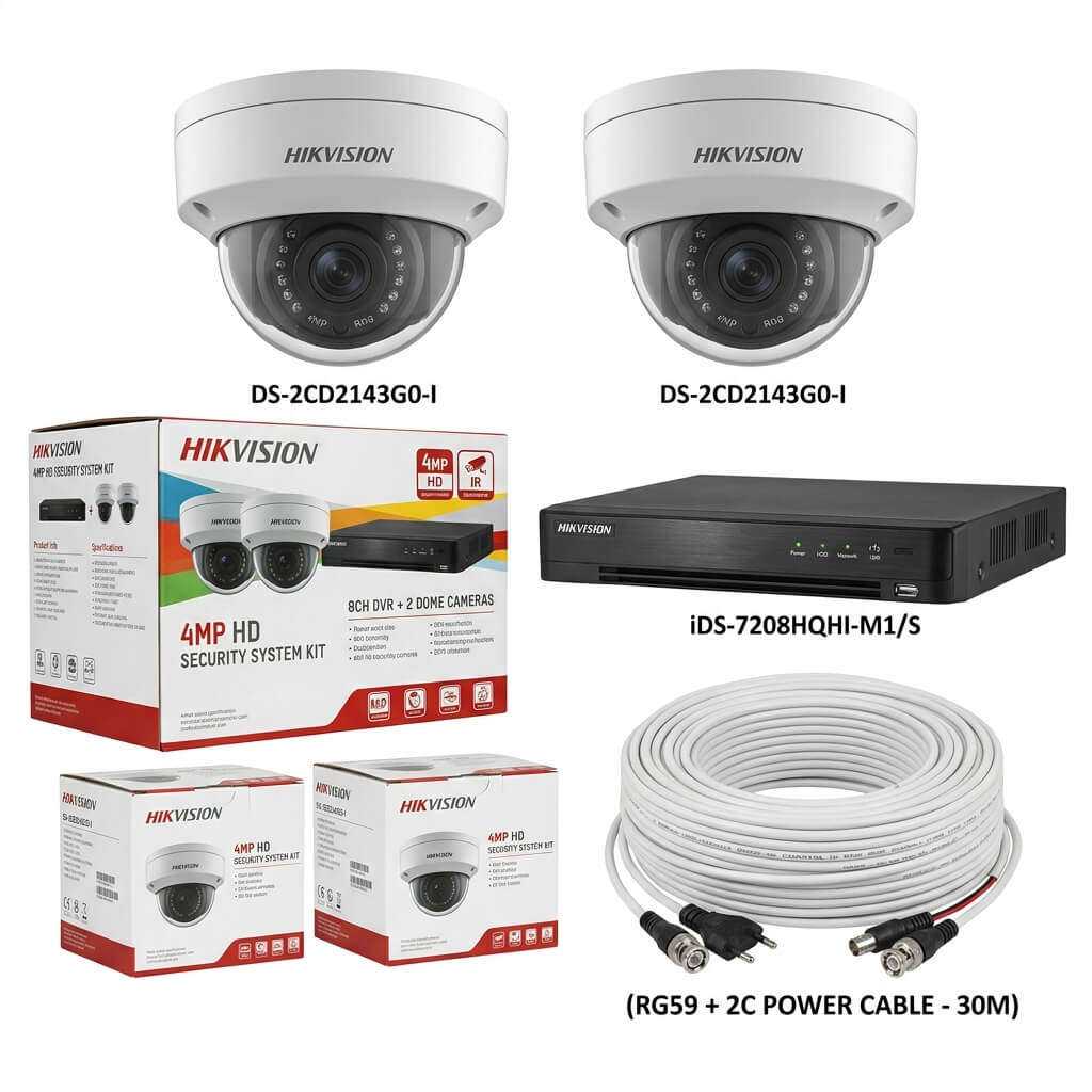Paket 2 Kamera CCTV