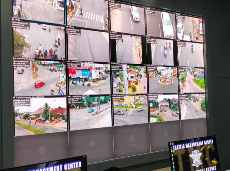 Proyek Videotron Command Center Korlantas Polri oleh TEKMA